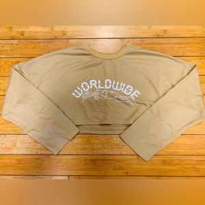 Long Sleeve Graphic Crop